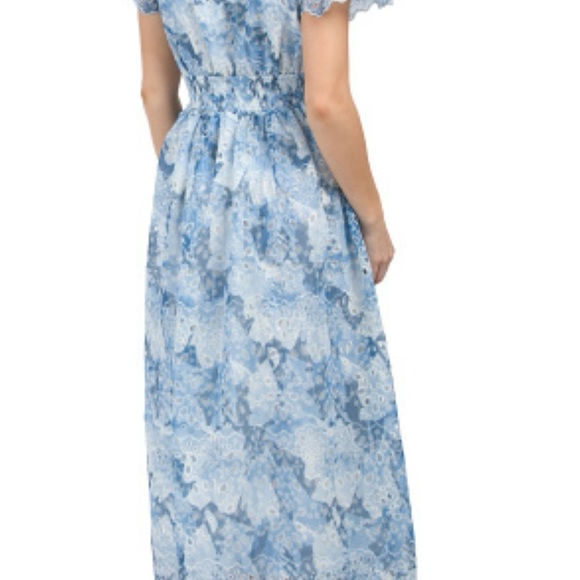 Short sleeve eyelet maxi dress - Picture 2 of 7